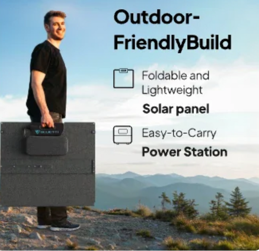 300W Compact Suitcase Portable Solar Panel-1