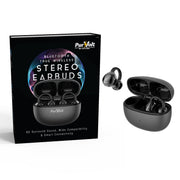 Complete Wireless Audio & Charging Bundle – Alarm Clock Radio Speaker with Wireless Charger + Earbuds
