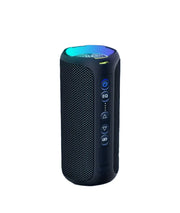 40W Waterproof Bluetooth Speaker with LED Light (Black)