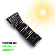 Portable Solar Charger, Waterproof High-Efficiency Monocrystalline Panel for Camping, Hiking, Travel & Emergency Power