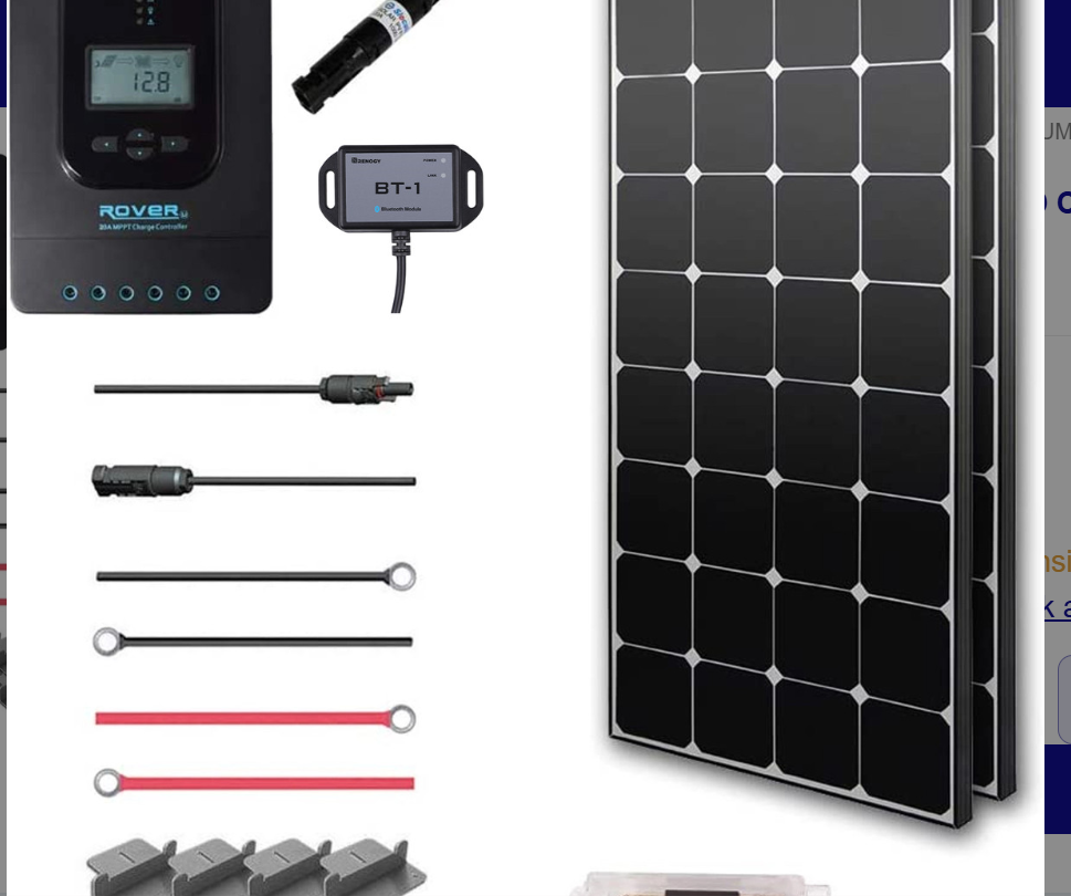 Solar Premium Kit  200 W 12 V NEW-0