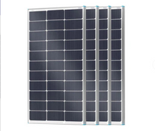 100W Flexible Monocrystalline Black Solar Panel-1