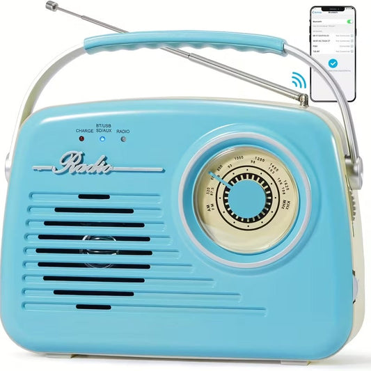 Portable USB/SD Card Bluetooth Radio Speaker-0