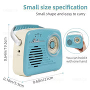 Portable USB/SD Card Bluetooth Radio Speaker